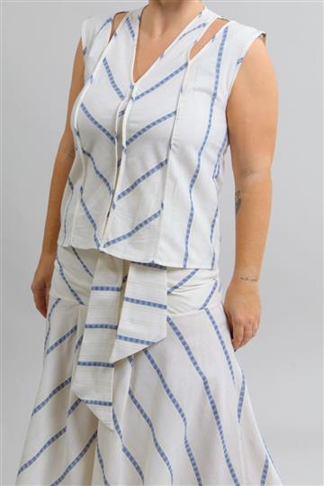 Conjunto Sophia Hegg Algodão com Lurex Branca