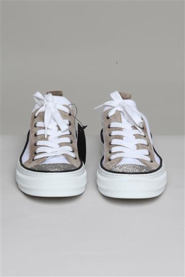 Tênis Brunello Cucinelli Monili Suede Branco