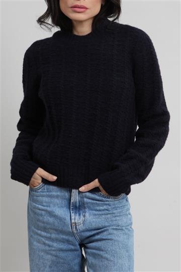 Sueter Chanel Cashmere Abotoamento Costas Azul